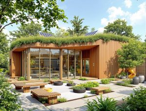 Une réalisation en mariaux biosourcés