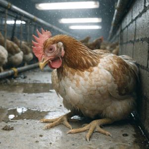 Volailles en batterie